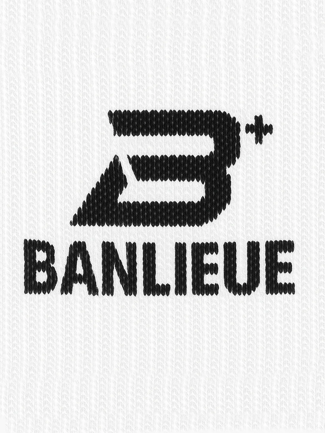 B+ LOGO SOCKS | WHITE  | SEEDING - Image 3