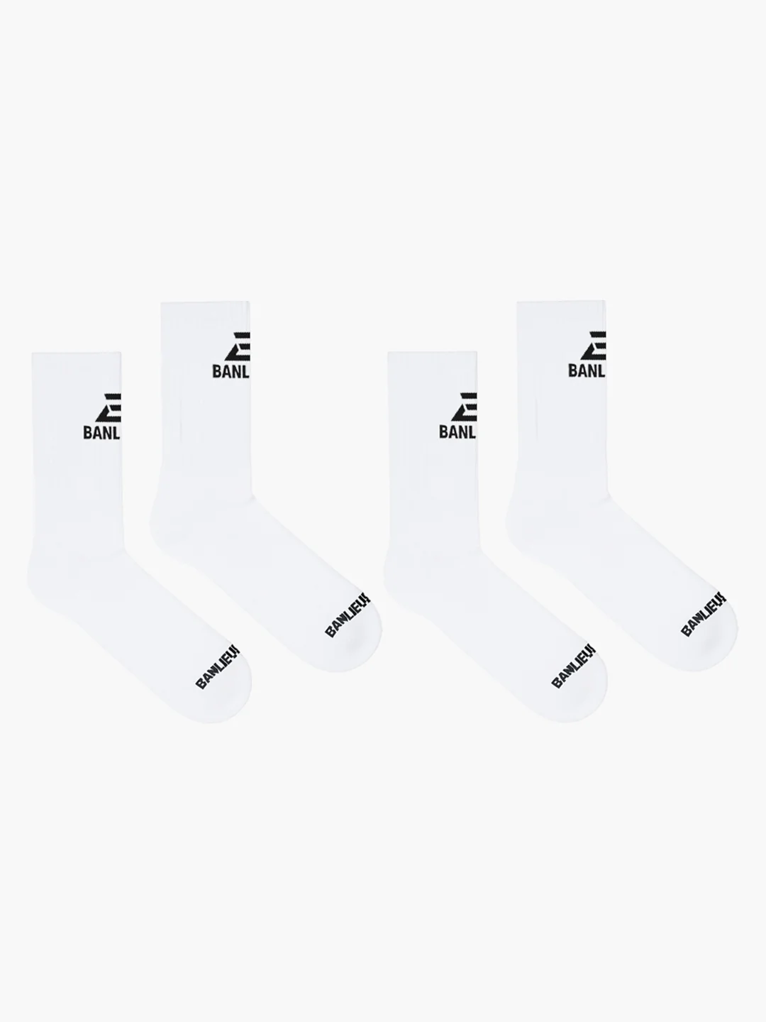 B+ LOGO SOCKS | WHITE  | SEEDING - Image 4