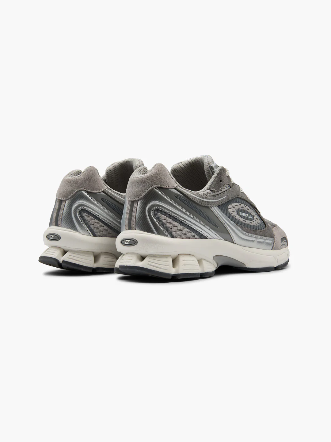 BANLIEUE SNEAKER (SUEDE) | CLOUD GREY / METALLIC SILVER / CORE WHITE - Image 6