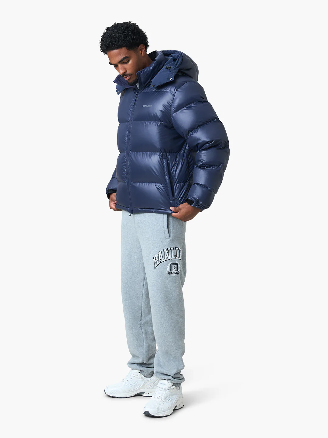 CREST SWEATPANTS | HEATHER GREY - Image 4