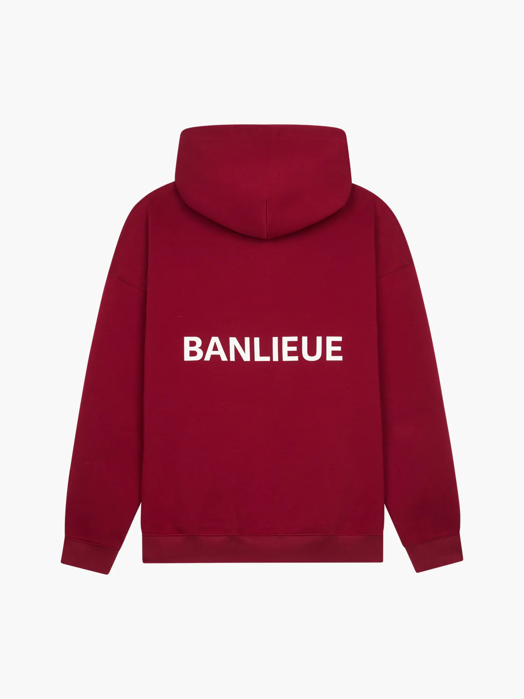SCRIPT HOODIE | BURGUNDY - Image 3