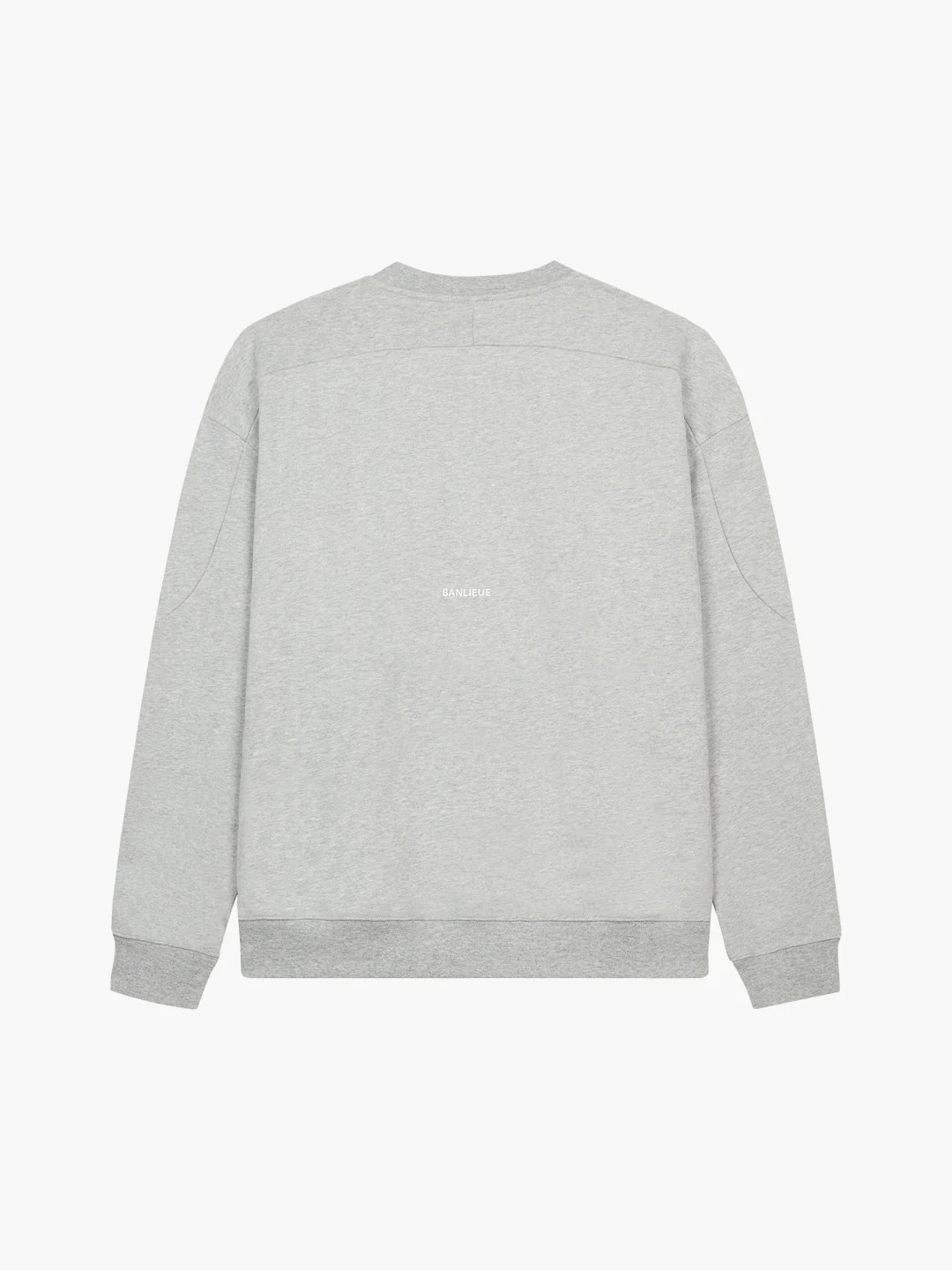 UNIVERSITY SWEATER | HEATHER GREY / NAVY - Image 3